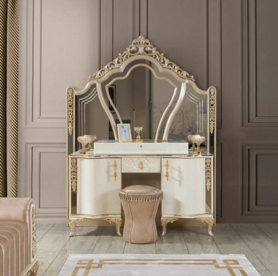 Bedroom dressing table vanity table dresser with mirror