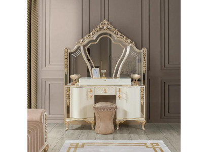 Bedroom dressing table vanity table dresser with mirror