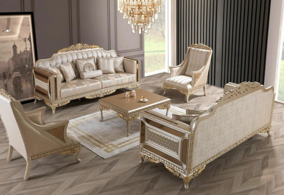 Sofa set 3311, three-seater living room set, modern set, new luxury furniture.