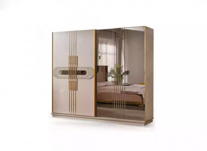 Luxury Wardrobe Universal Wardrobe Beige Wardrobe 250cm Wardrobes