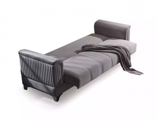 Gray Sofa Luxury 3-Seater Couch Living Room Furniture Upholstered Couches Sofas