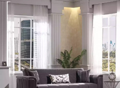 Gray Sofa Luxury 3-Seater Couch Living Room Furniture Upholstered Couches Sofas