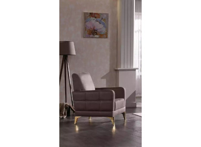 Stainless steel armchair seating furniture recliner living room furniture upholstered chair