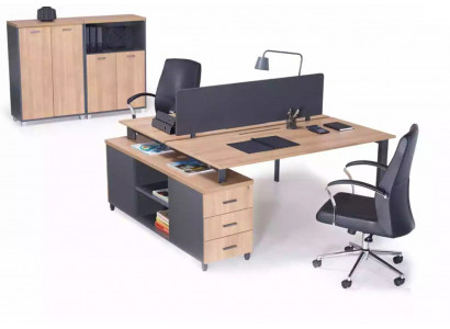 Desk 6 Drawers Modern Study Room Furniture Wooden Table Luxury