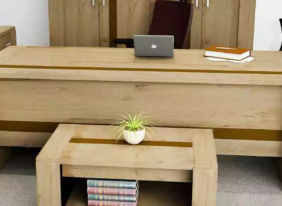 Designer brown desk luxury office furniture study modern