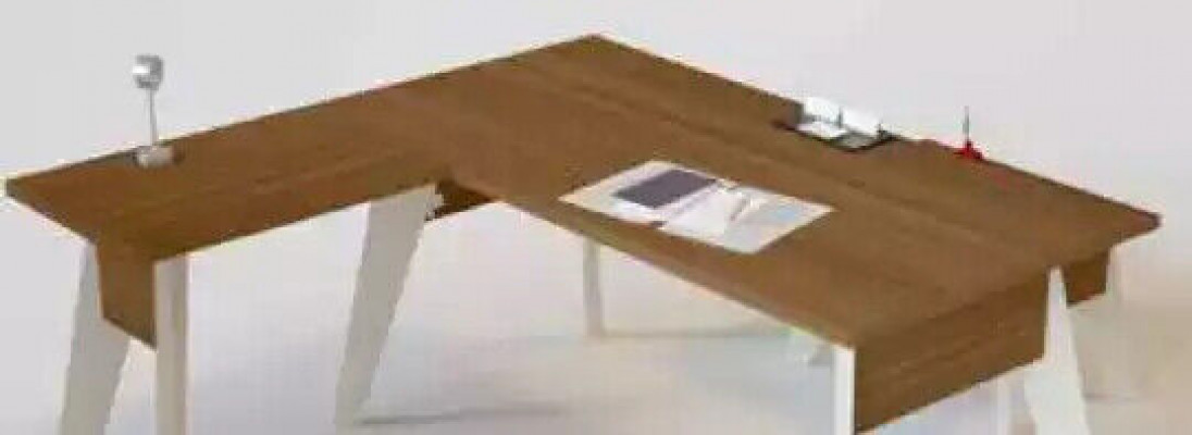 Corner desk designer wooden furniture office desk study room table new