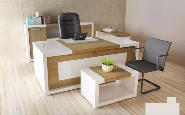 Designer white coffee table luxury wood table living room furniture side table