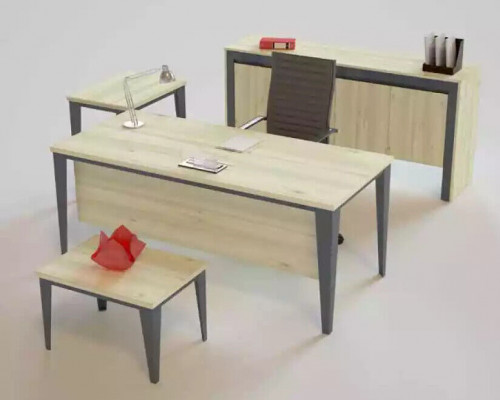 Designer luxury brown coffee table, wooden furniture, modern office furniture