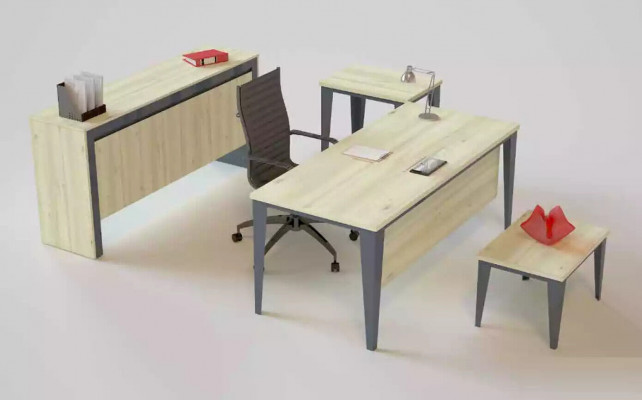 Designer luxury brown coffee table, wooden furniture, modern office furniture