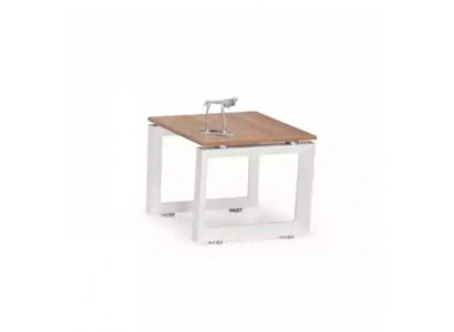 Modern White and Brown Coffee Table Wooden Furniture Exclusive Design Office Furniture