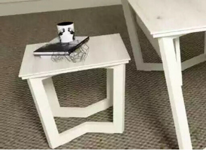 White Modern Coffee Table Wooden Furniture Exclusive Office Style Table