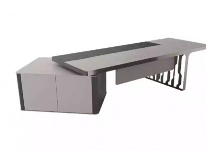 Modern desk office furnishing study room furniture office table gray