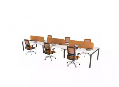 Office furniture work table for 6 people study room furniture wooden furniture