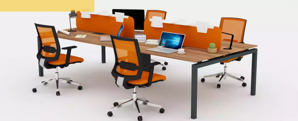 Office furniture work table for 6 people study room furniture wooden furniture