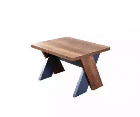 Desk, coffee table, bookshelf, study, office, modern, brown