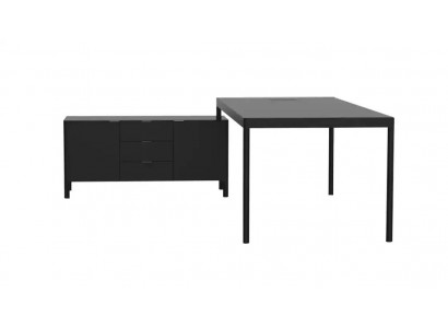 Corner desk work writing office table luxury class designer furniture tables