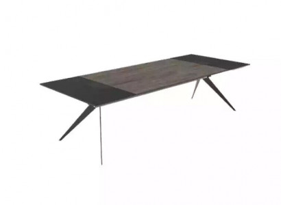 Large conference table, office furniture, meeting table, office furnishings, brown