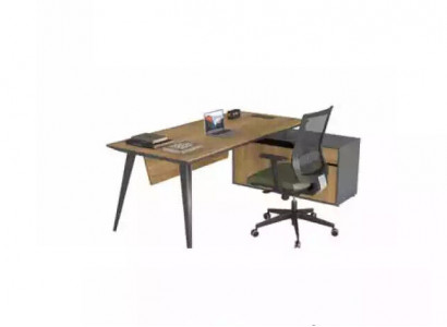 Corner desk office table large executive desks desk furniture brown