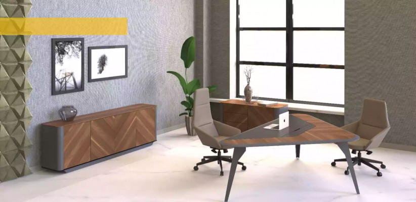 Office dresser wooden cabinet JV furniture wooden dresser modern brown wood