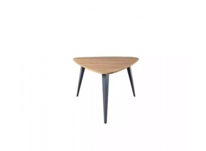 Triangular coffee table, office furniture, coffee table, wooden furniture, brown, new
