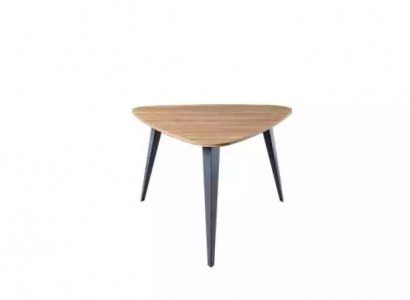 Triangular coffee table, office furniture, coffee table, wooden furniture, brown, new