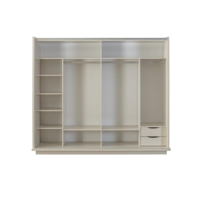 Wardrobe Wooden Wardrobe Bedroom Wardrobe Cabinet Mirror White