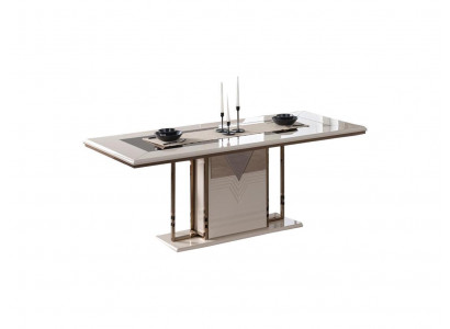 Luxury dining table dining room table table dining room modern wood white 200cm