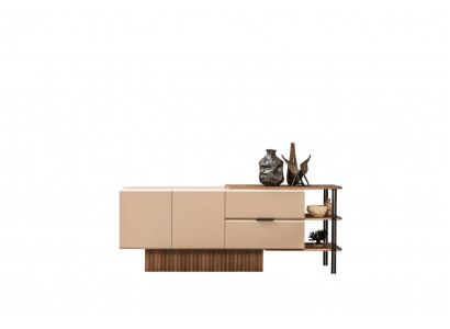Sideboard Sideboard Wooden Cabinet Dresser Cabinet Wood Beige Modern