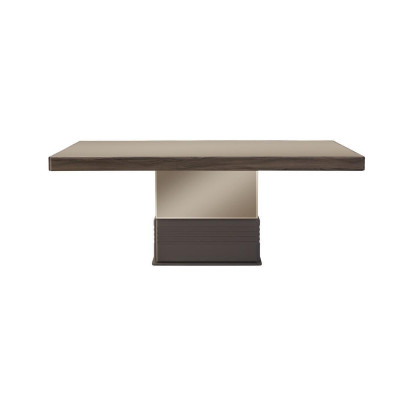 Dining table dining room table table dining room luxury wood beige 199 cm