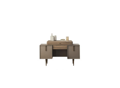 Dressing table makeup table console table wood gray bedroom dresser