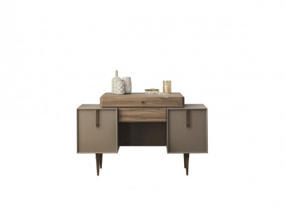 Dressing table makeup table console table wood gray bedroom dresser
