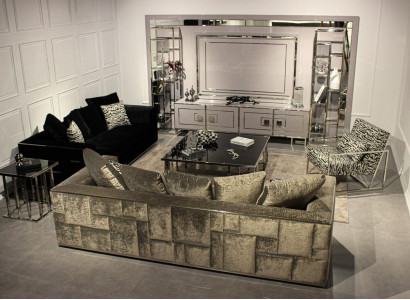 Modern living room set, sofa suite, furniture design, wall unit, coffee table complete