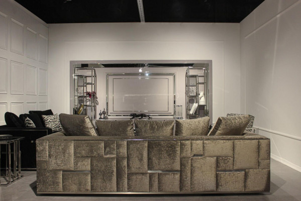 Modern living room set, sofa suite, furniture design, wall unit, coffee table complete
