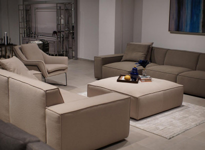 Living room furniture set 4-piece luxury furnishings sofa suite design corner sofa