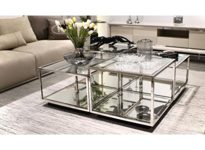 Modern glass coffee table living room furniture new design décor