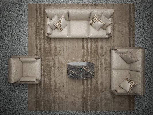 Modern sofa set coffee table upholstered sofas three-seater sofa couch two-seater new