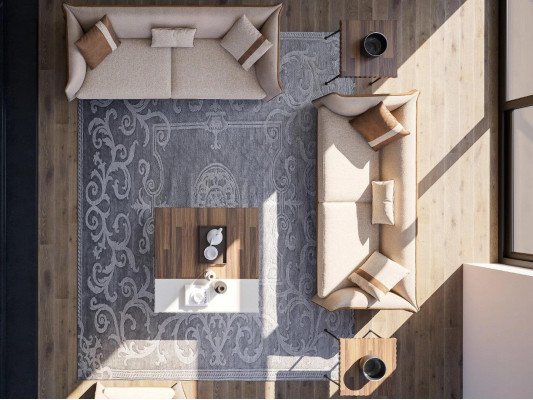 Luxury Sofa Set 2x Three-Seater Sofas Couches Modern Armchair Living Room Furniture