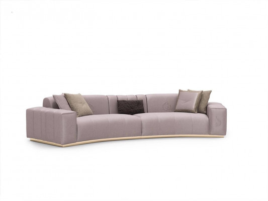 Big sofa couches six-seater upholstered furniture textile luxury furnishings living room