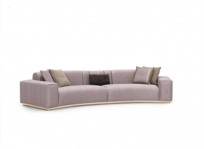 Big sofa couches six-seater upholstered furniture textile luxury furnishings living room