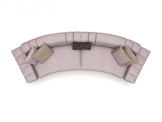 Big sofa couches six-seater upholstered furniture textile luxury furnishings living room
