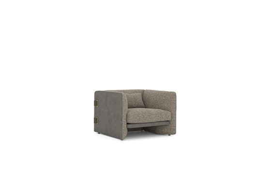 Luxury 2x armchairs upholstered furniture living room furnishings modern coffee table new