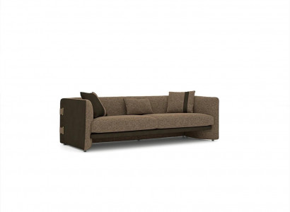 Sofa three-seater upholstery fabric living room couch design luxury upholstered furniture