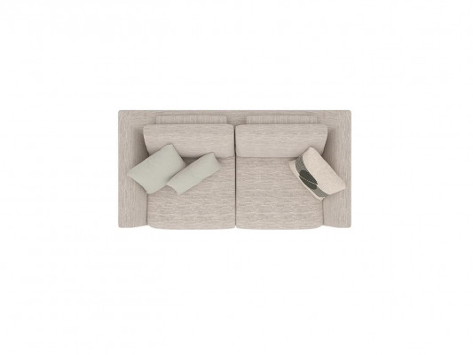 Two-seater sofa couch living room furniture design textile upholstered furniture