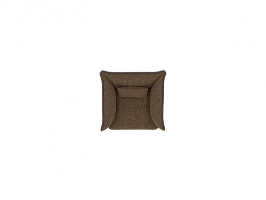 Brown armchair living room furnishings luxury textile upholstery modern design