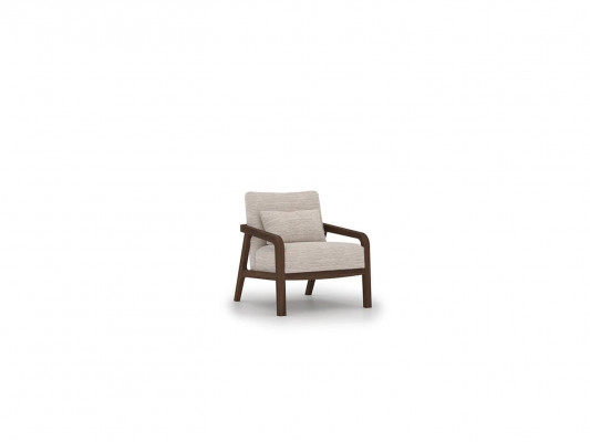 Luxury Wooden Armchair Living Room Textile Upholstered Furniture Design Interior New
