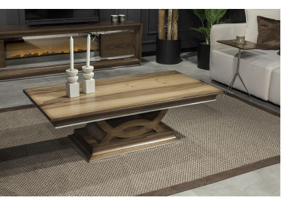 Column coffee table, brown table, living room side tables, sofa table, wood.
