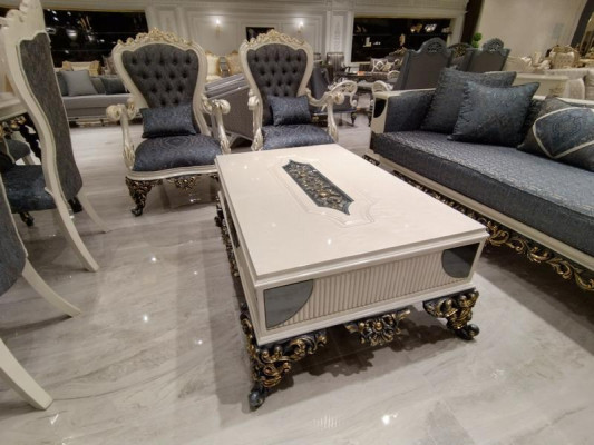 Modern 4-piece living room set stylish 2x sofas designer armchair new