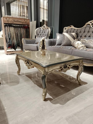 Modern sofa set: 3-seater sofas, 2x armchairs, coffee table, living room set