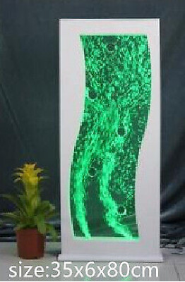 Water column, water wall, waterfall, LED partition, luxury design, furnishings, metal