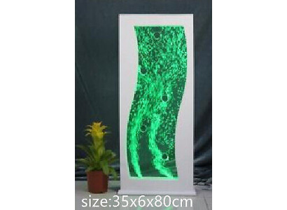 Water column, water wall, waterfall, LED partition, luxury design, furnishings, metal